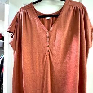 Old Navy linen blend top